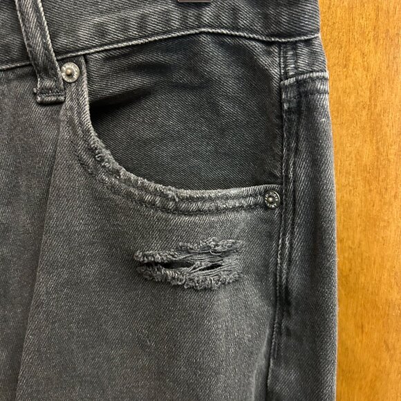 AE soft black distressed high-rise jeans - Picture 6 of 13